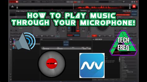 how to play music through mic: